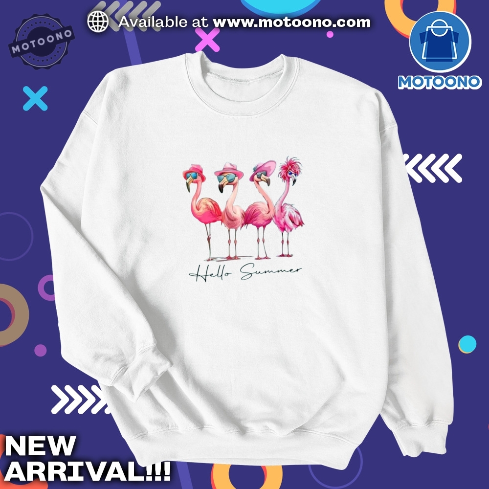 Comfort Colors Hello Summer Tshirt Cute Flamingo Shirt Summer Beach Graphic Teetropical Animal Long Sleeve Tshirt 6 Comfort Colors Hello Summer T-Shirt, Cute Flamingo Shirt, Summer Beach Graphic Tee,Tropical Animal long Sleeve T-Shirt