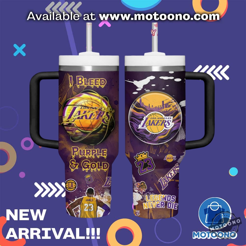 NBA Shirts, Tumbler 6 Nba Lebron James Los Angeles Lakers Stanley Cup Tumbler With Handle