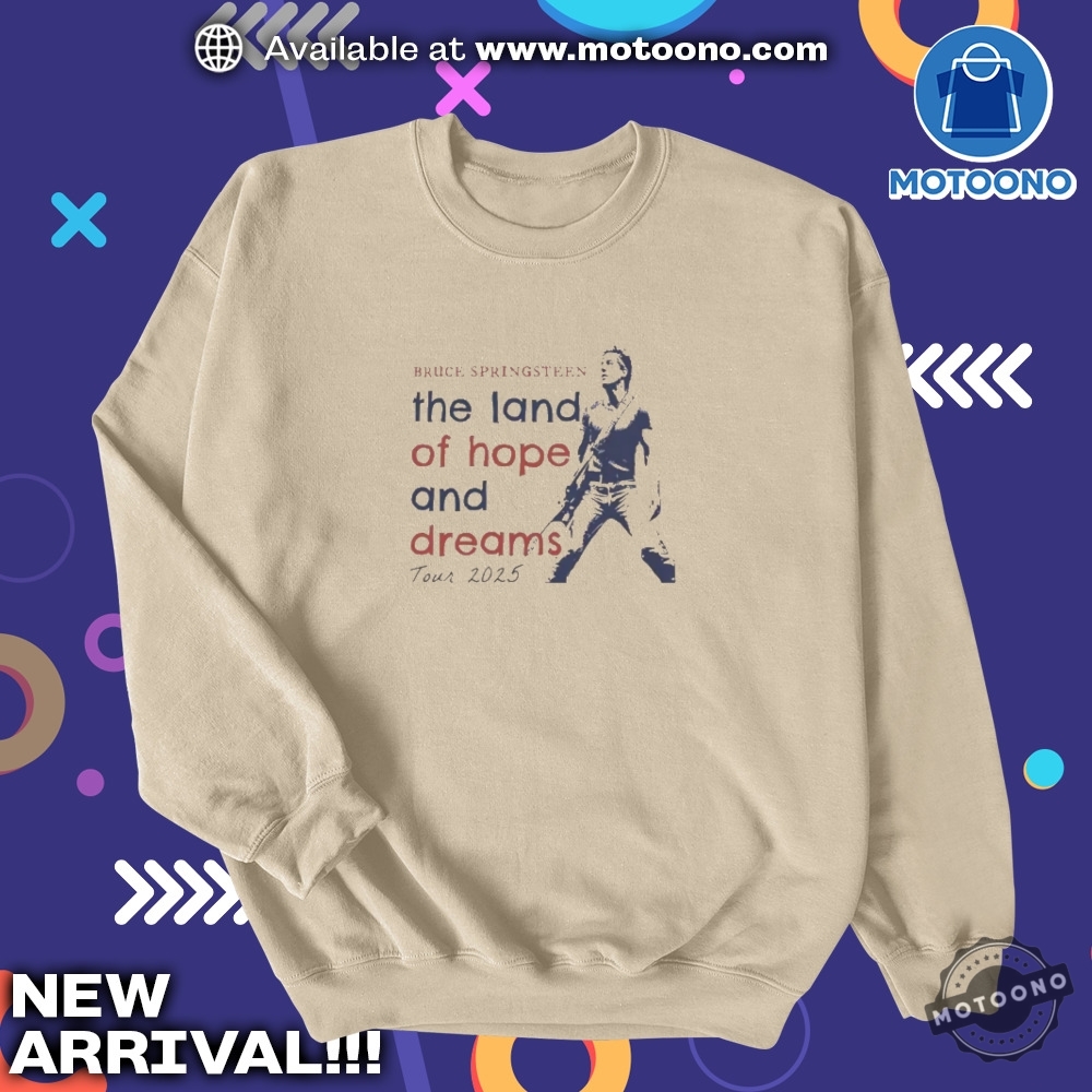 Bruce Springsteen 2025 Tour The Land Of Hope And Dreams Vintage Shirt