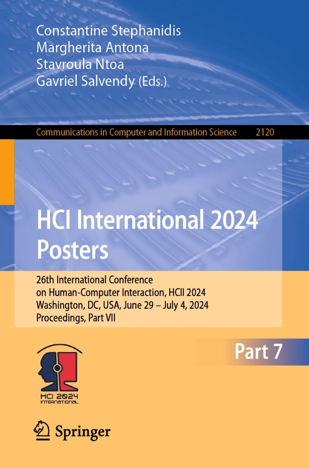 HCI International 2024 Posters 26th International Conference on Human-Computer Interaction, HCII 2024, Washington, DC, USA, June 29–July 4, 2024, Proceedings, Part VII