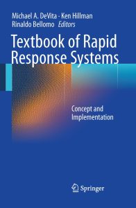 Textbook of Rapid Response Systems: Concept and Implementation 1 Textbook of Rapid Response Systems: Concept and Implementation