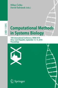 Computational Methods in Systems Biology: 16th International Conference, CMSB 2018, Brno, Czech Republic, September 12-14, 2018, Proceedings 1 Computational Methods in Systems Biology: 16th International Conference, CMSB 2018, Brno, Czech Republic, September 12-14, 2018, Proceedings